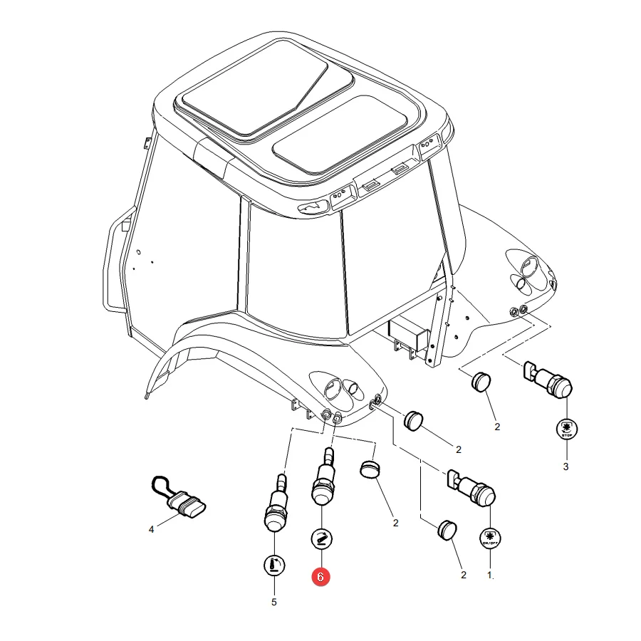 AGCO - ACW151748A - Massey Ferguson Lift Lowering Switch