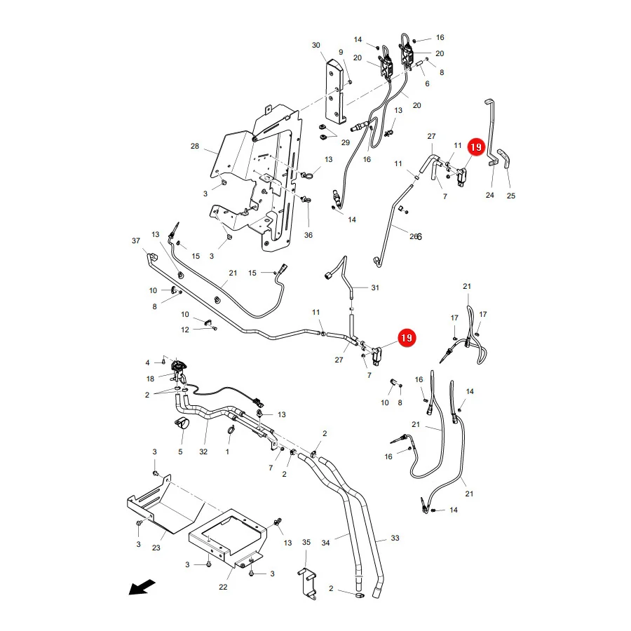 AGCO - ACW1805880 - Massey Ferguson Exhaust Pressure Sensor