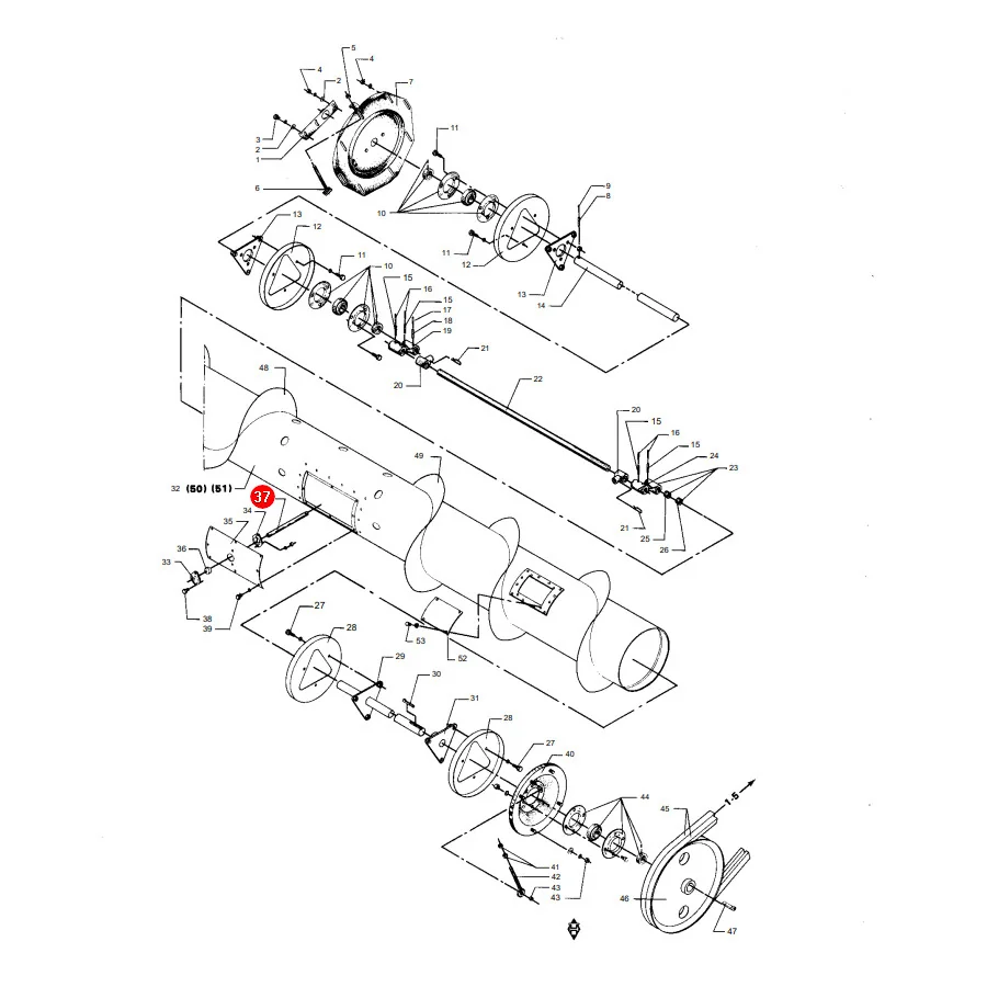 AGCO - D28250566 - Massey Ferguson Drum Finger