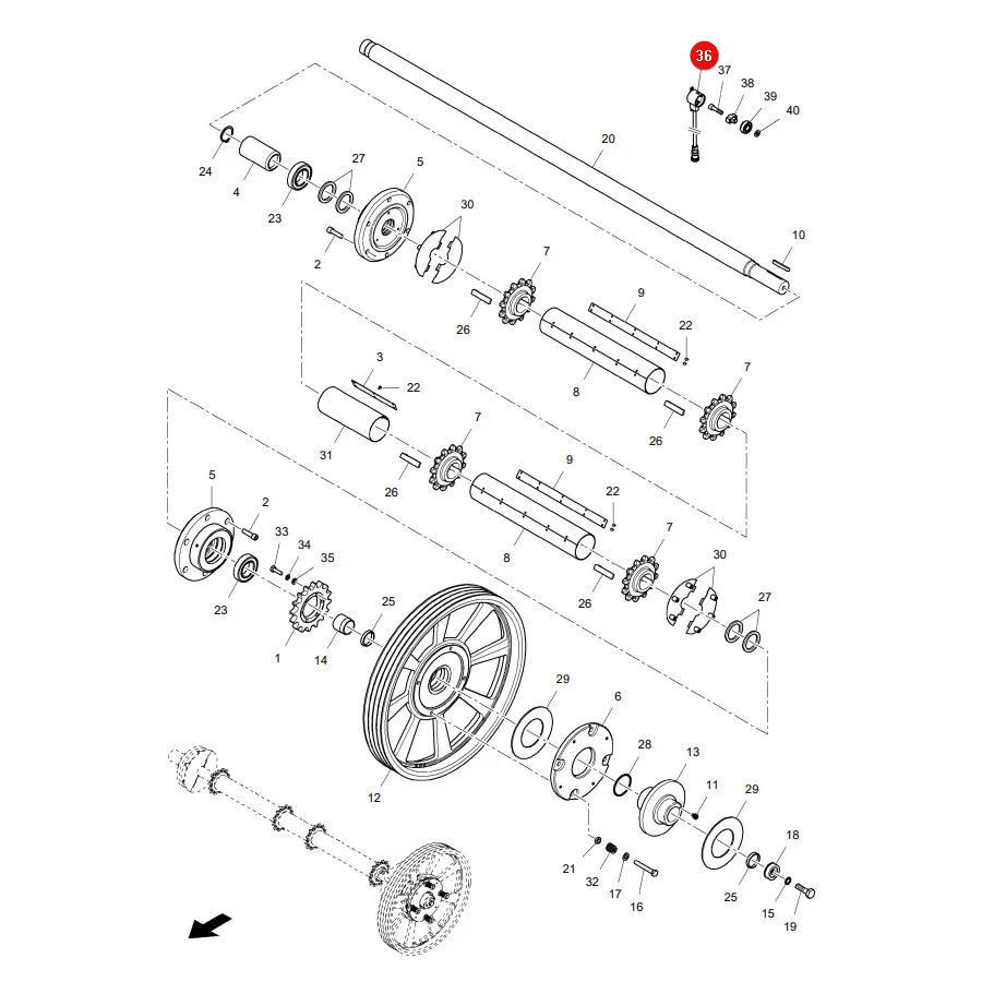AGCO - D28780514 - Sensor Massey Ferguson
