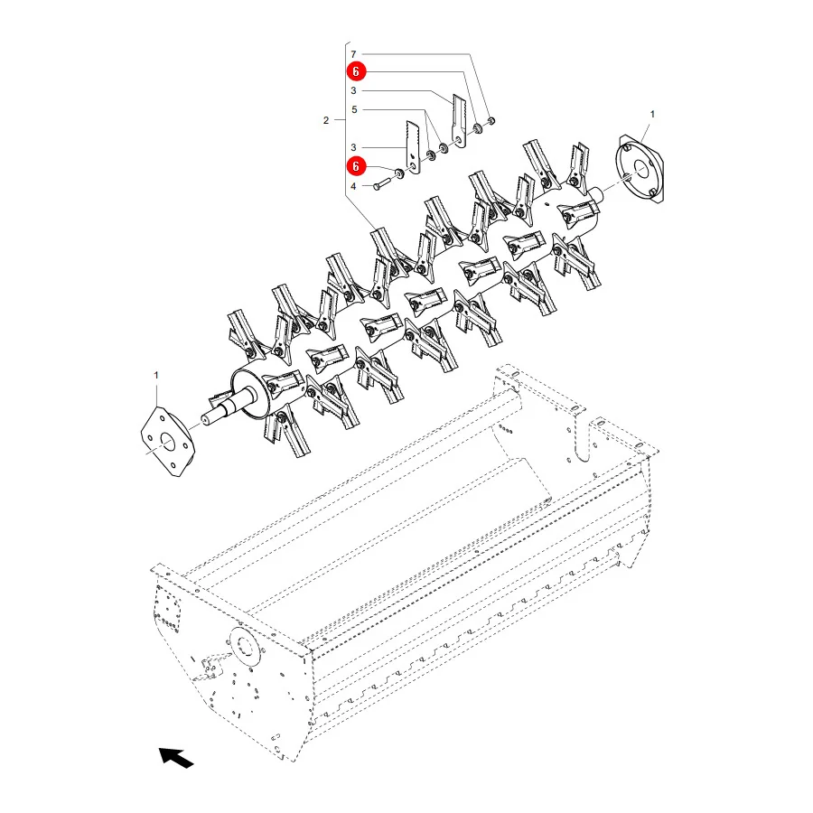 AGCO - D49017100 - Bushing Of Forage Harvester Massey Ferguson