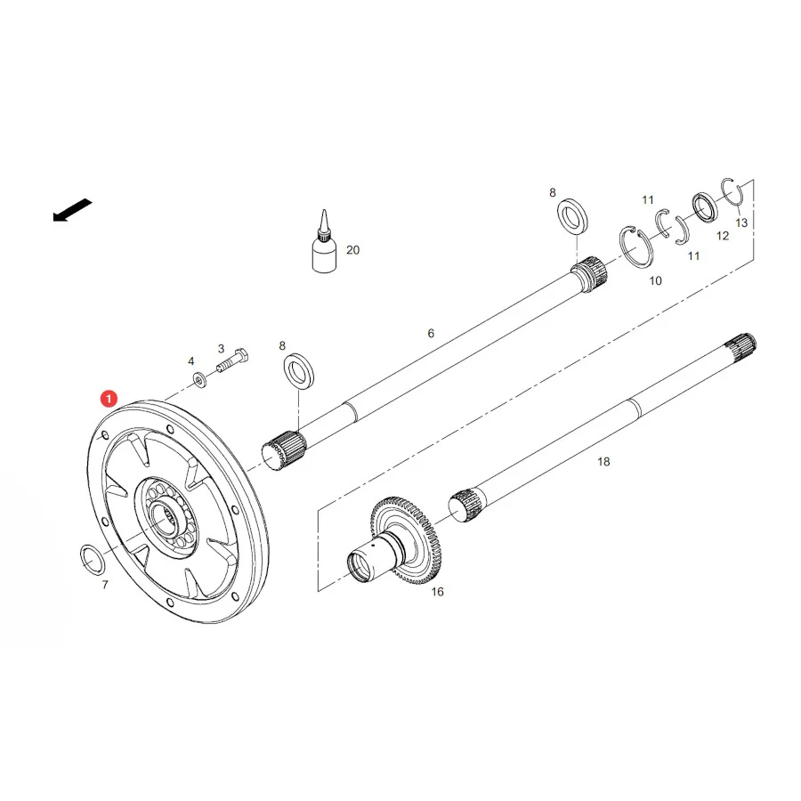 AGCO - E725100420010 - Shock Absorber Fendt