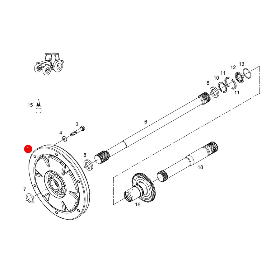 AGCO - E835100420010 - Torsional Vibration Damper Fendt
