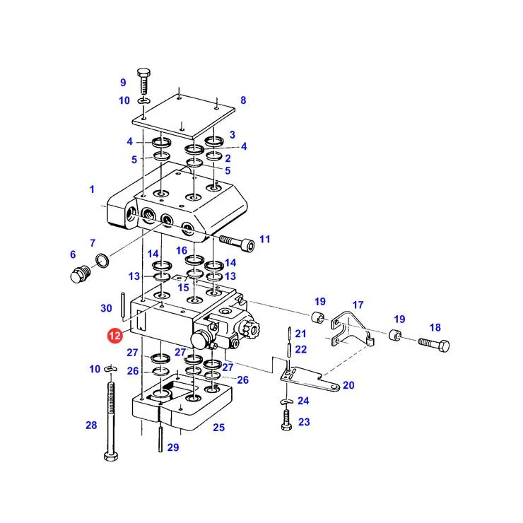 AGCO - F178960021020 - Fendt Valve Plate Seal Kit