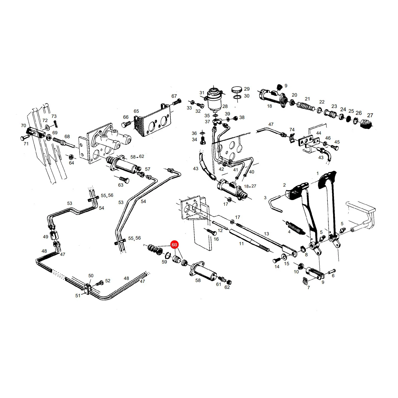 AGCO - F184800560050 - Brake Pump Repair Kit Fendt