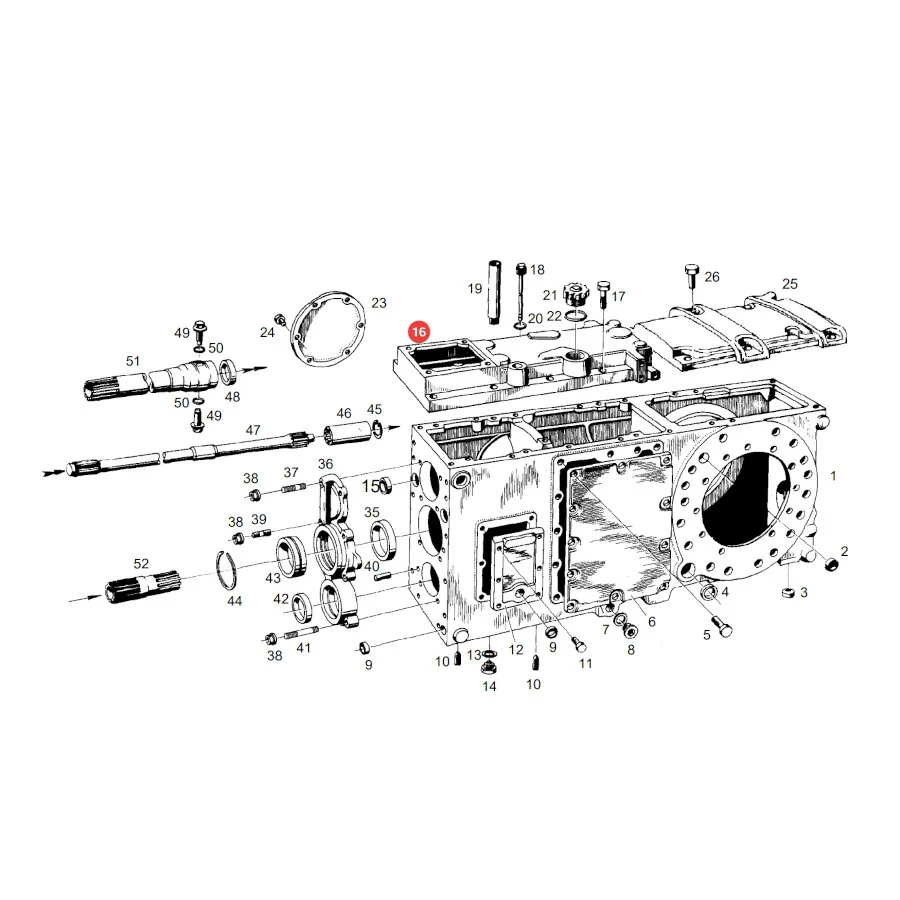 AGCO - F281100090070 - Fendt Gearbox Gasket