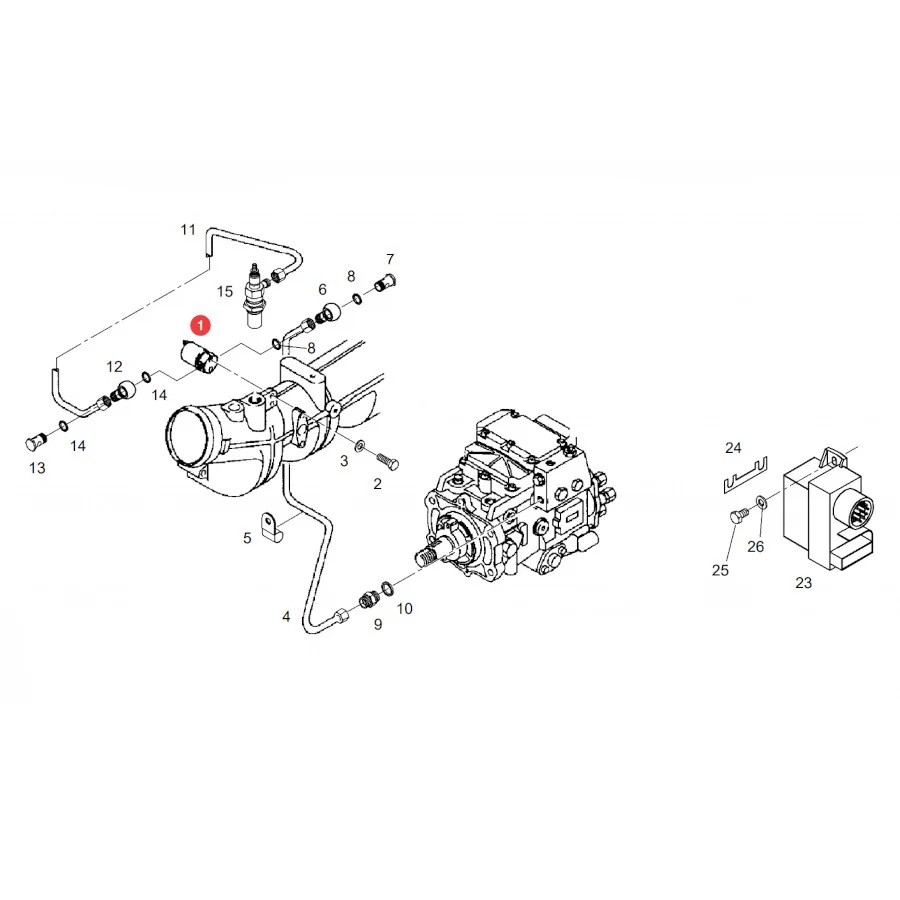 AGCO - F311200180020 - Glow Plug Valve Fendt