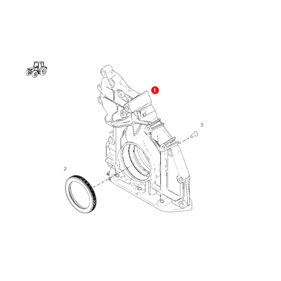 AGCO - F404200210090 - Fendt Crankcase End Cover