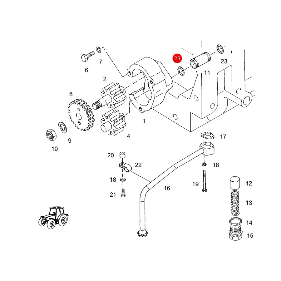 AGCO - F524200510050 - Fendt Engine O-Ring