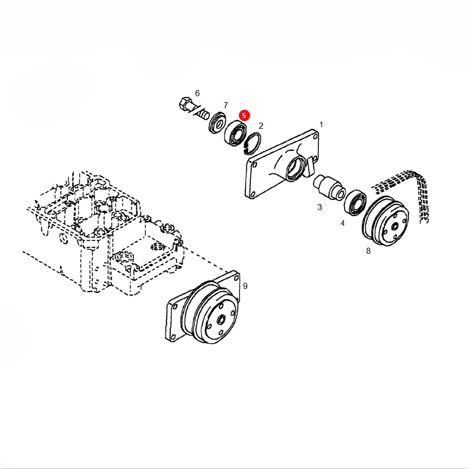 AGCO - F716201040020 - Fendt Ball Bearing