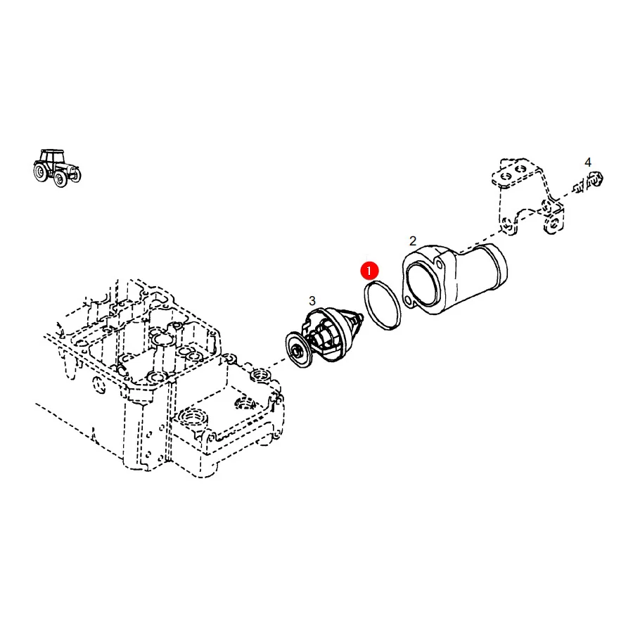 AGCO - F716201050030 - Fendt Thermostat Ring