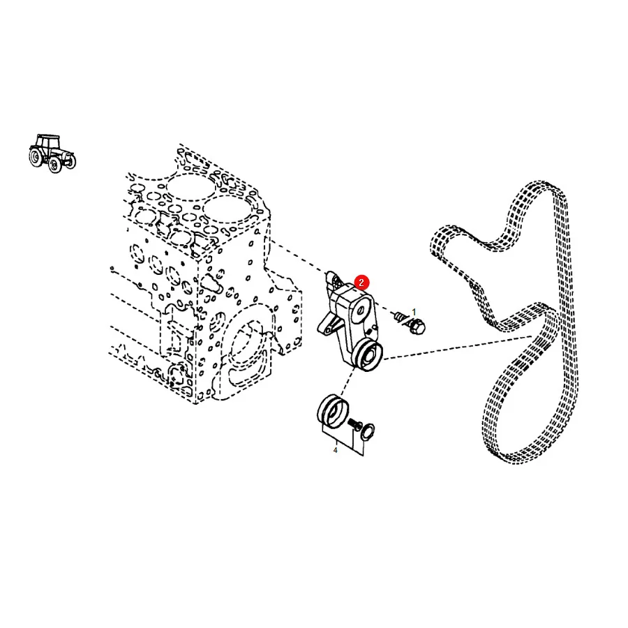 AGCO - F731200040110 - Tensioner Pulley Fendt
