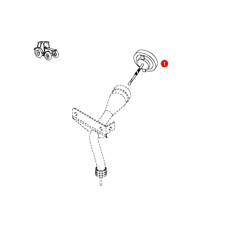 AGCO - F731200510010 - Oil Level Dipstick Fendt