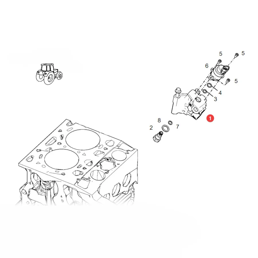 AGCO - F731200710100 - Fuel Pressure Valve Fendt