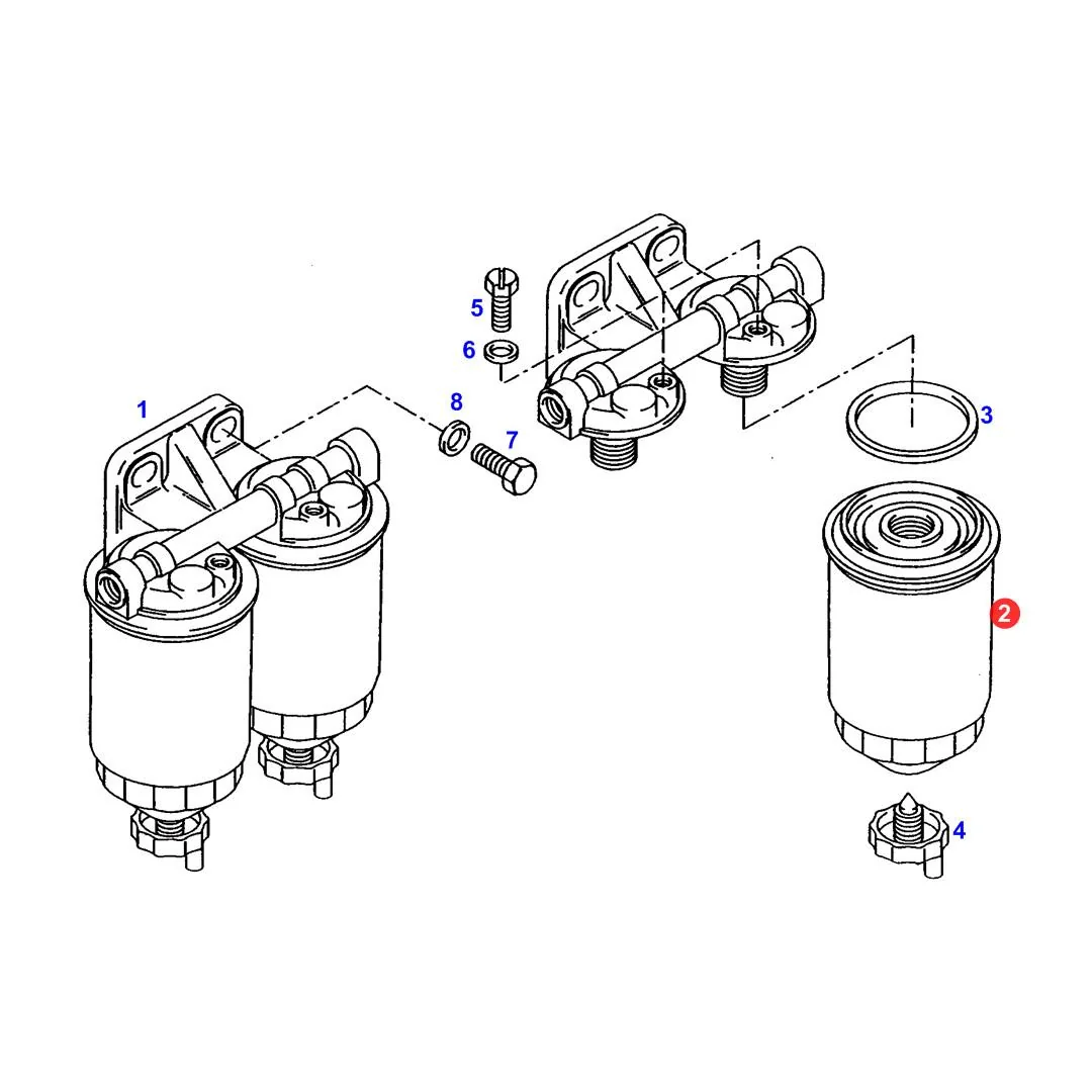 AGCO - F816200060020 - Engine Fuel Filter Fendt