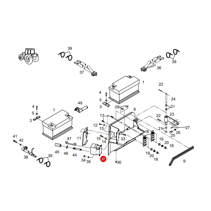 AGCO - F816900020030 - Start Switch Fendt