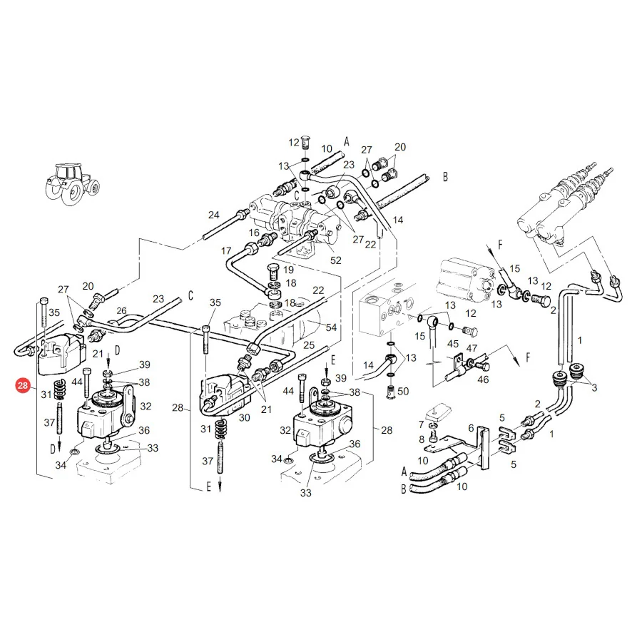 AGCO - F822100070020 - Brake Seal Ring Set Fendt