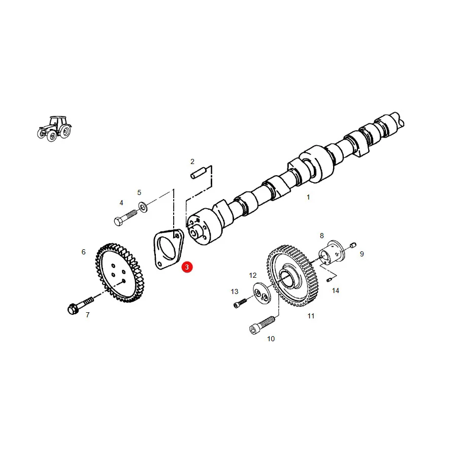 AGCO - F824200410120 - Camshaft Gasket Fendt
