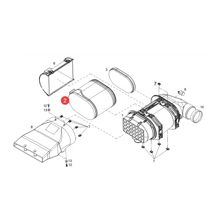 AGCO - F954200091010 - Massey Ferguson Outer Air Filter