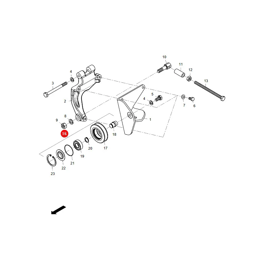 AGCO - G199552020011 - Roller Fendt