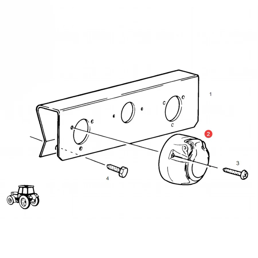 AGCO - G716900070010 - Electrical Socket