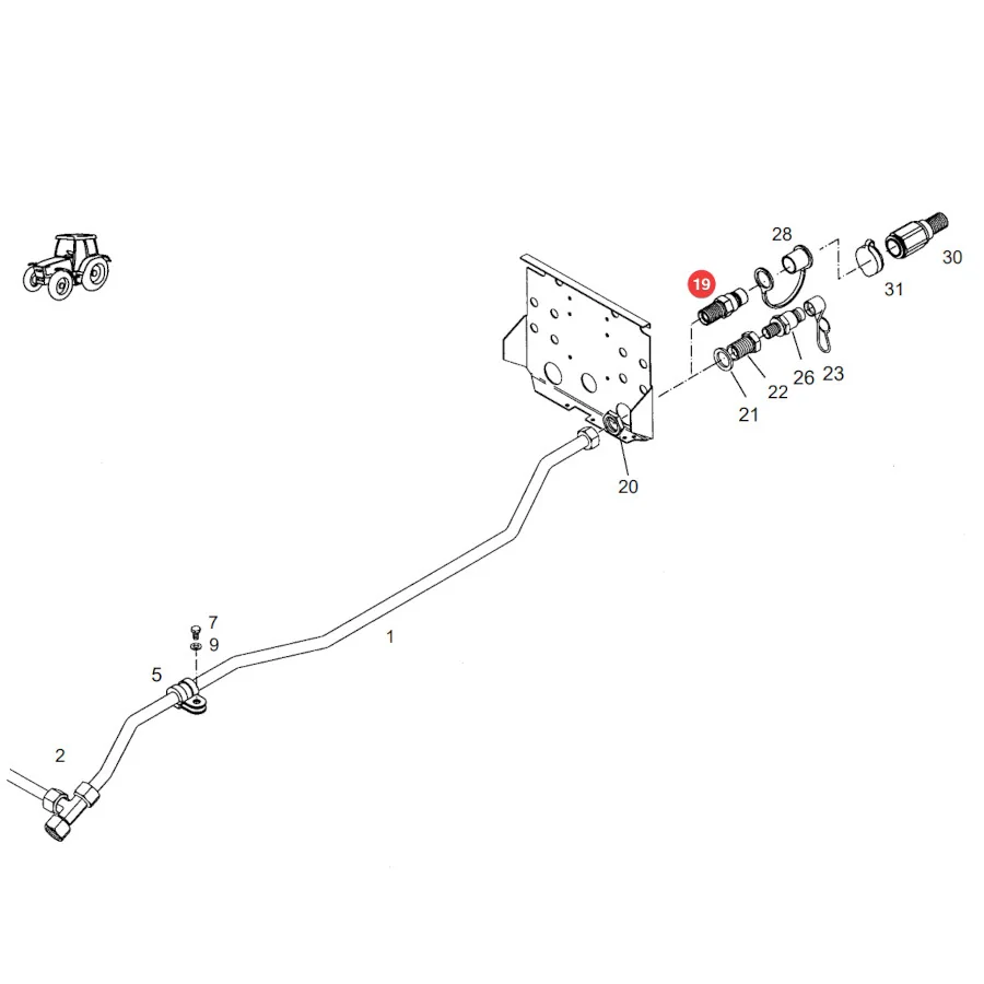 AGCO - G716961610050 - Connector Plug Fendt