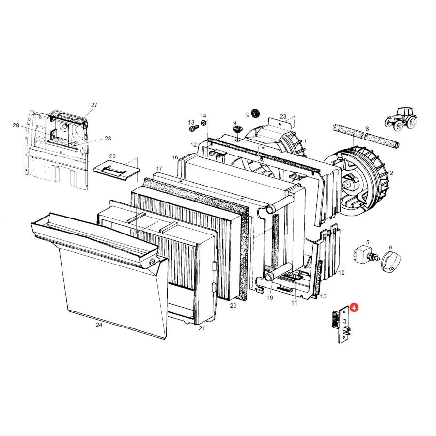 AGCO - H312810130040 - Blower Resistor Fendt