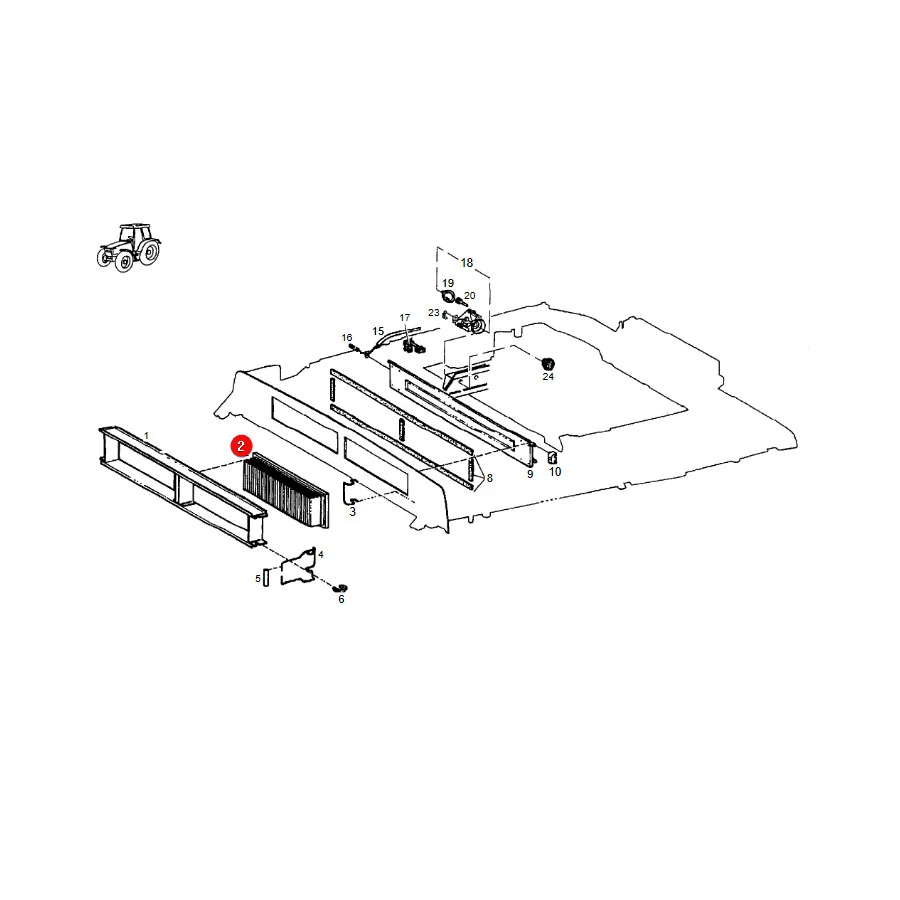 AGCO - H816810140101 - Cabin Filter Fendt