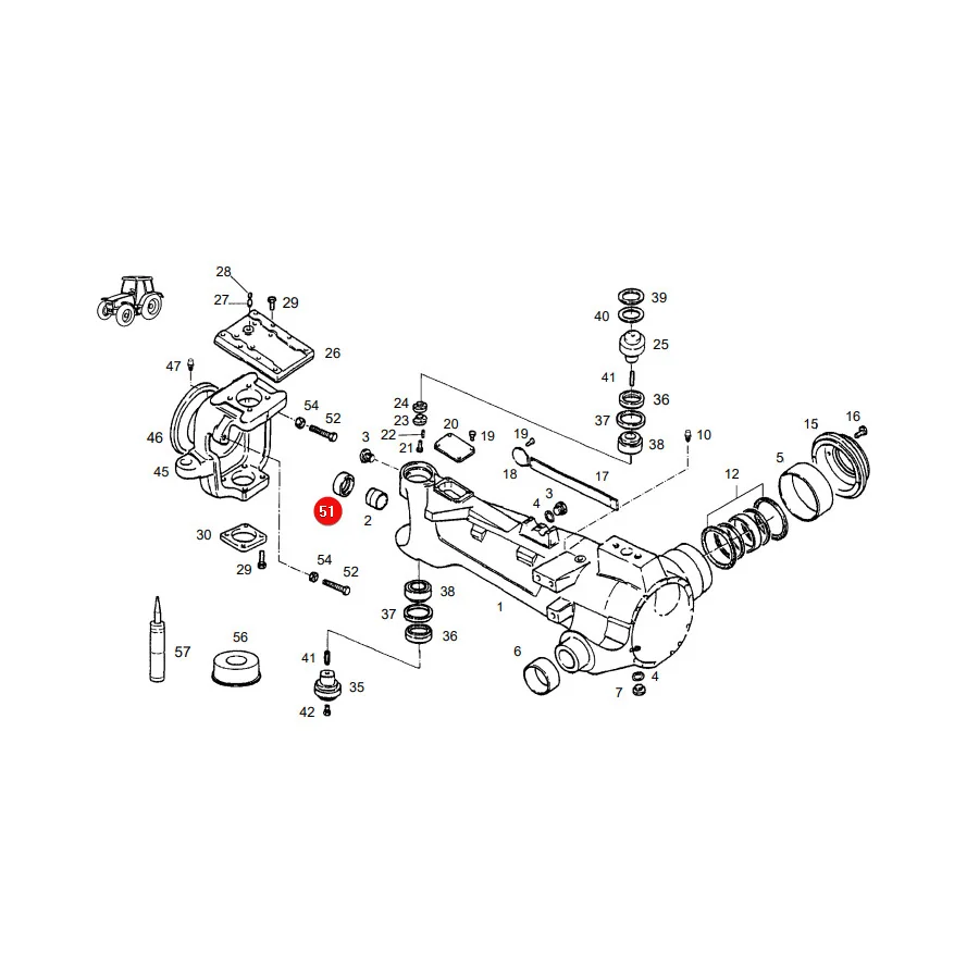 AGCO - H926301020130 - Front Axle Seal Ring Fendt