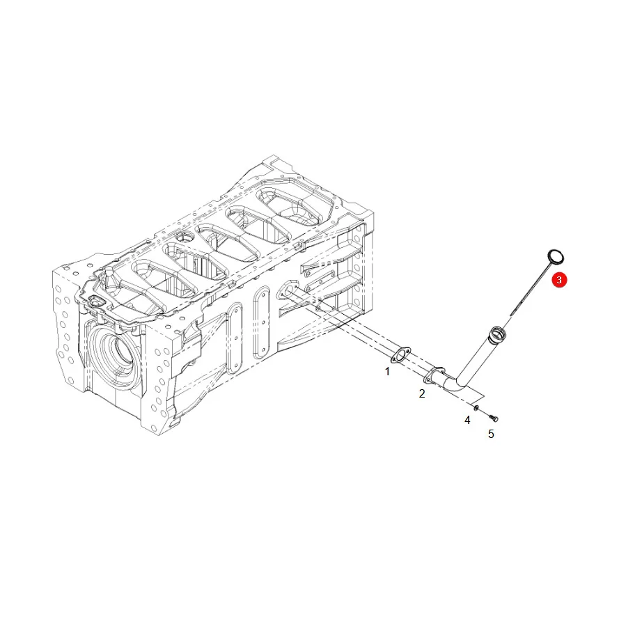 AGCO - H931202010070 - Oil Level Dipstick Fendt