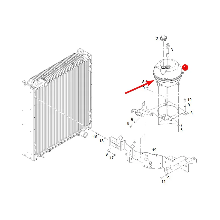 AGCO - H945201050033 - Fendt Expansion Tank