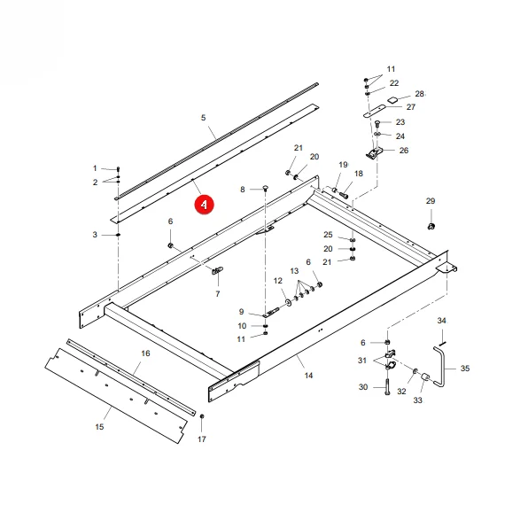 AGCO - LA321834850 - Rubber Cover of the Seed Drill Massey Ferguson