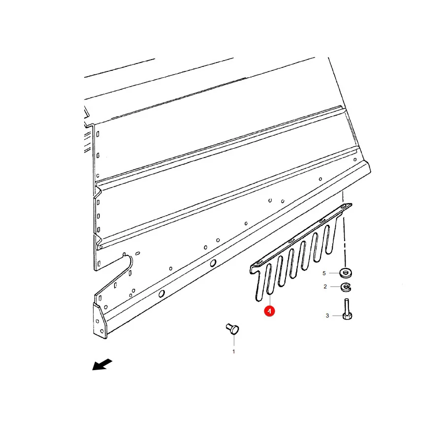 AGCO - LA322342250 - Harvester Comb Massey Ferguson