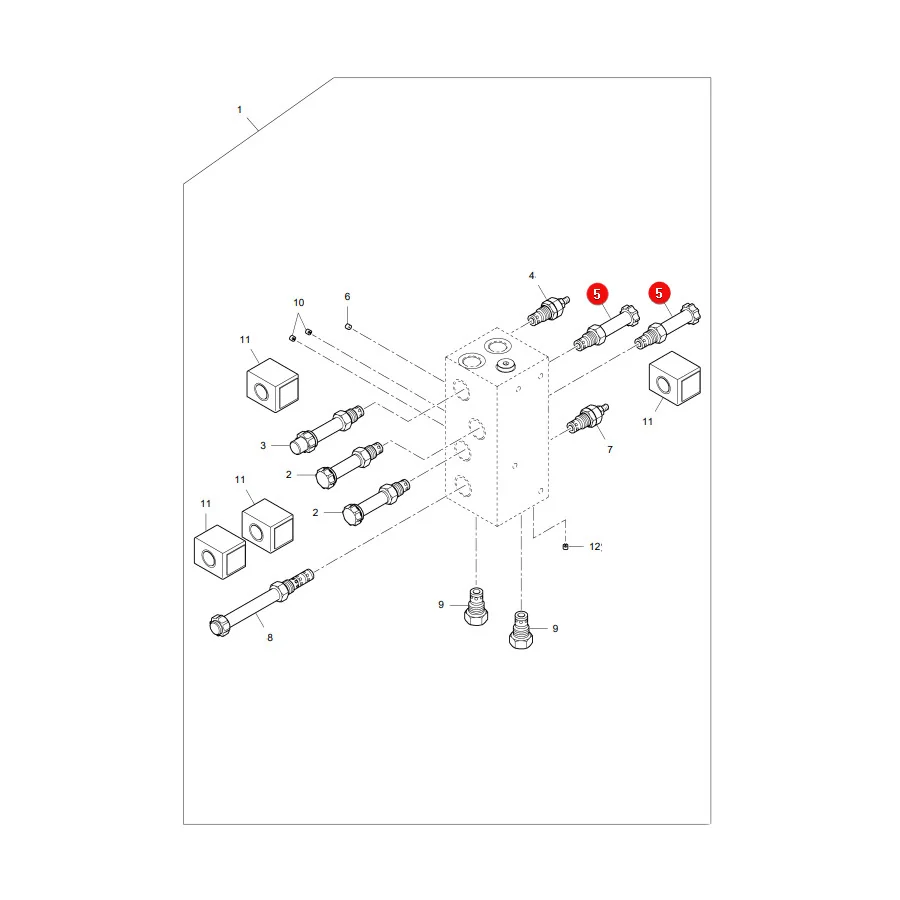 AGCO - LA322412850 - Solenoid Valve Massey Ferguson