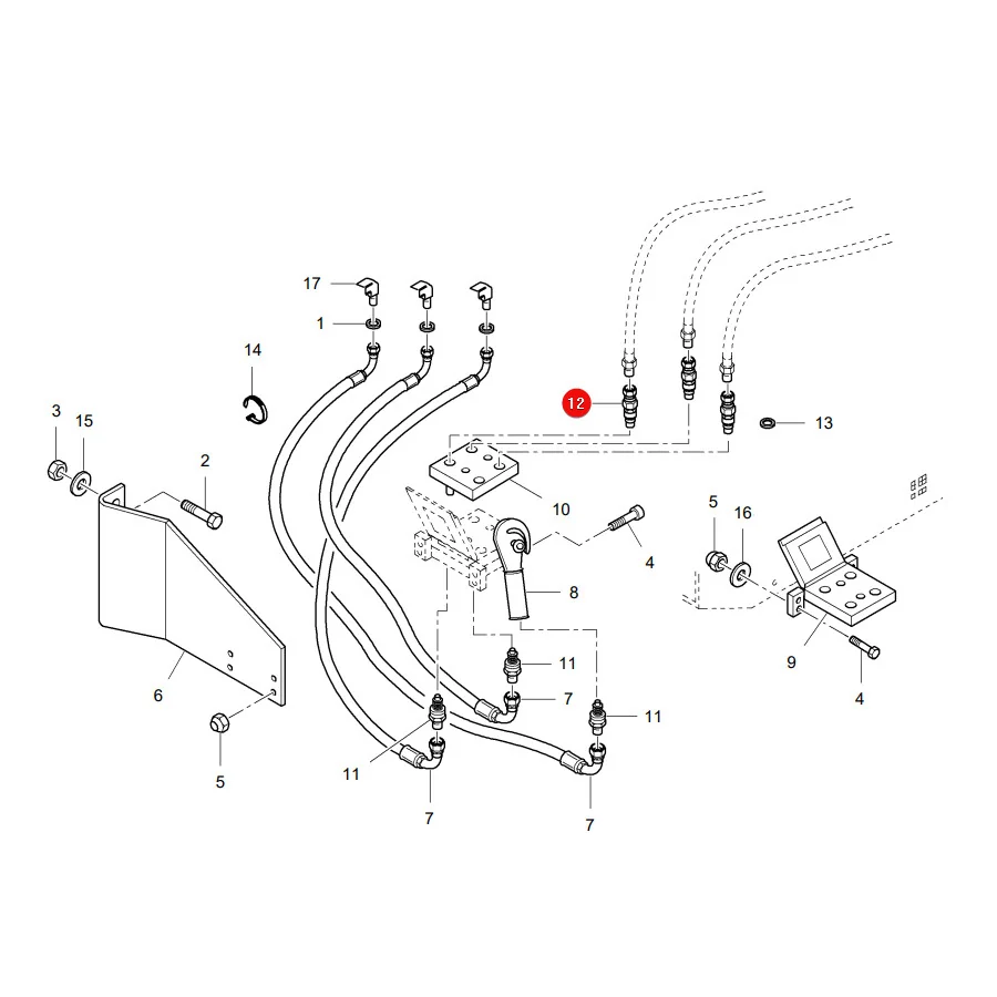 AGCO - LA322794550 - Massey Ferguson Double Plug