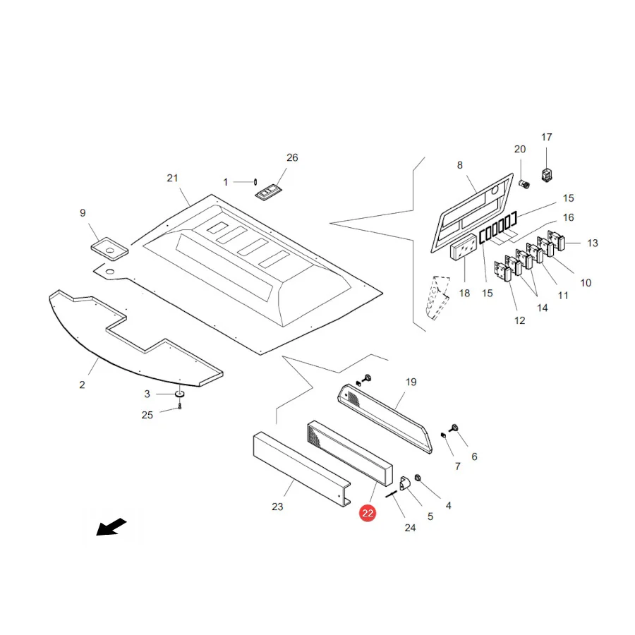 AGCO - LA322935250 - Massey Ferguson Cabin Filter
