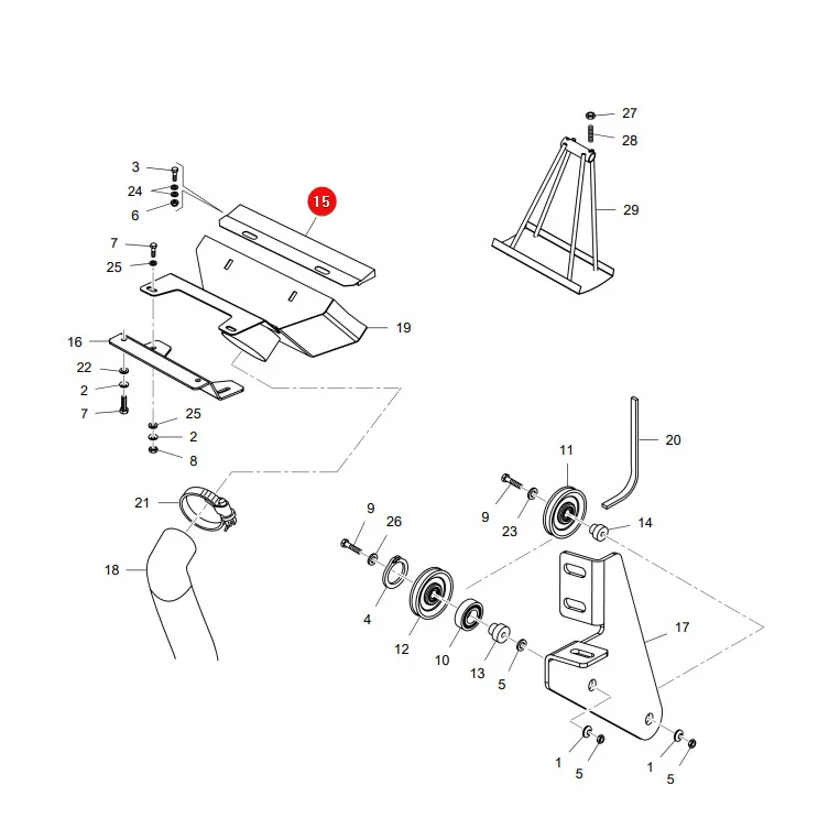 AGCO - LA322998550 - Massey Ferguson Brush