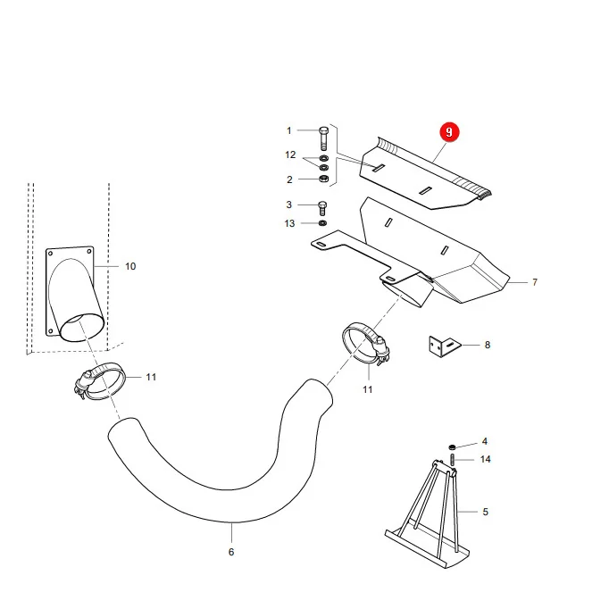 AGCO - LA323010650 - Massey Ferguson  Contaminant Extraction Brush