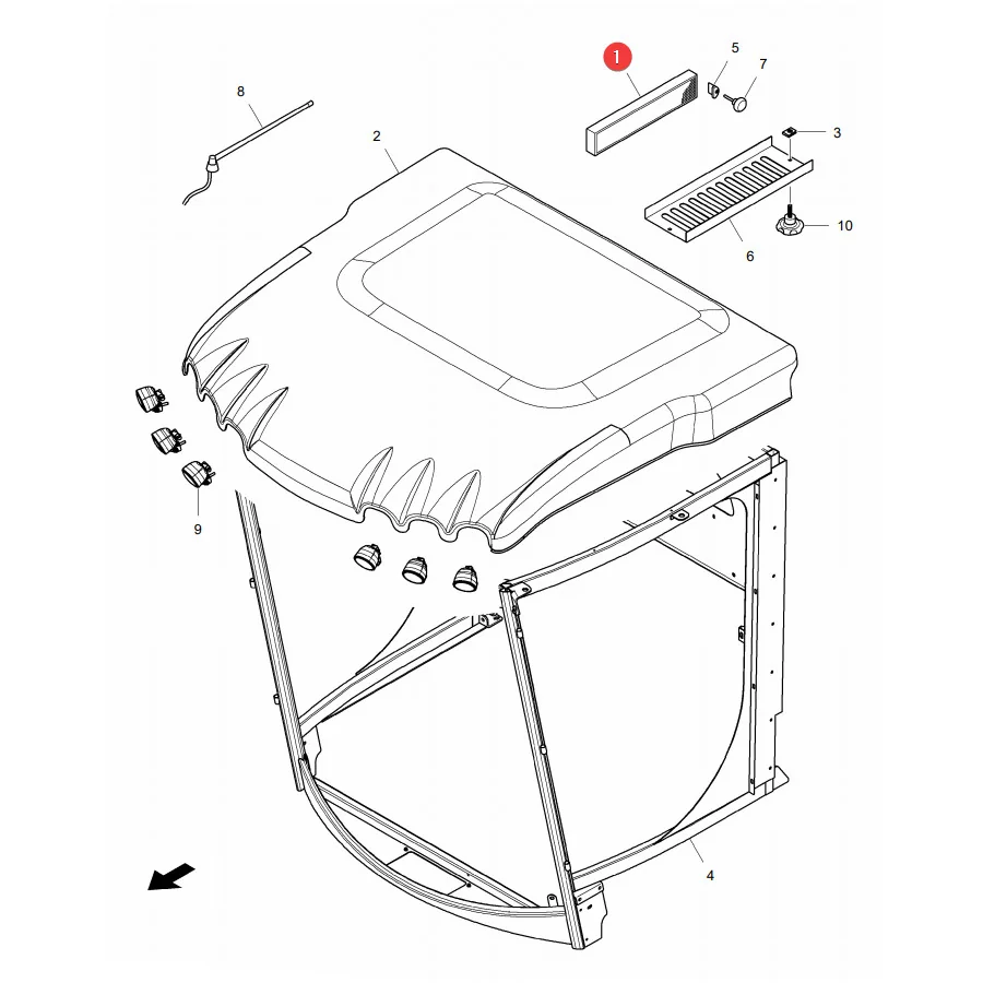 AGCO - LA323226350 - Massey Ferguson  Cabin Filter