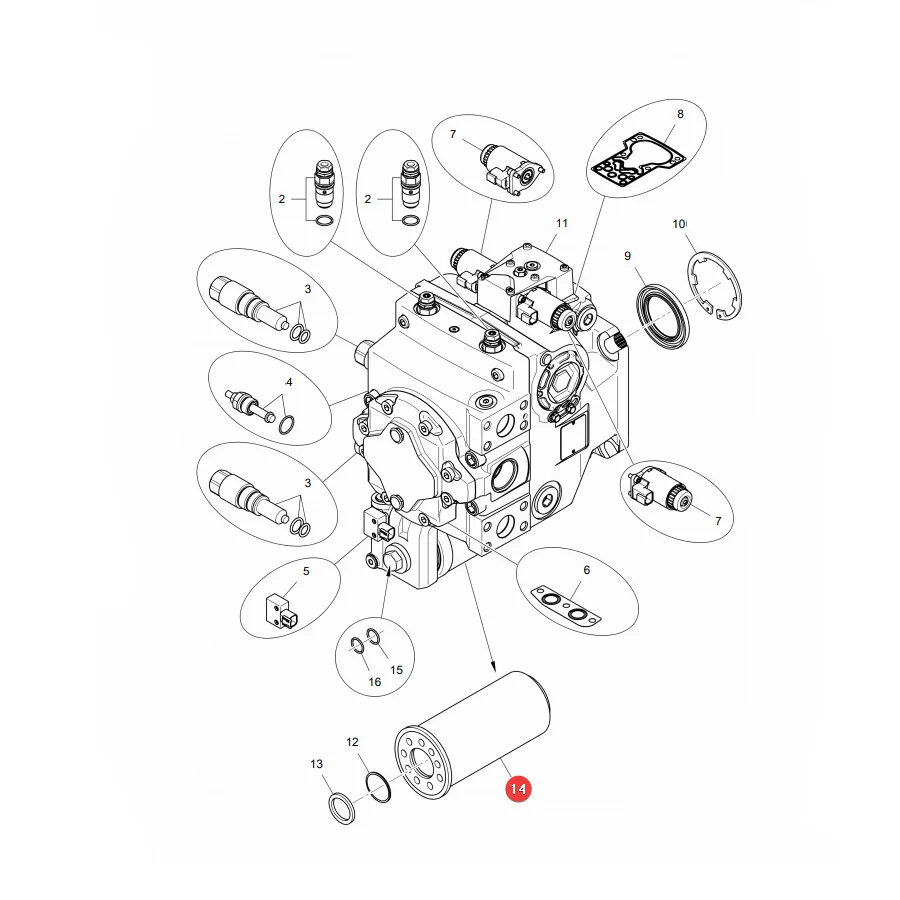 AGCO - LA323543250 - Oil Filter Massey Ferguson