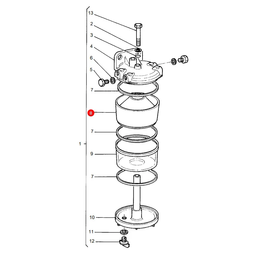 AGCO - V835339420 - Massey Ferguson Fuel Filter