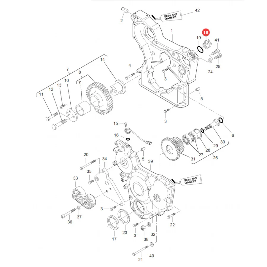 AGCO - V836017927 - Massey Ferguson Oil Filler Cap