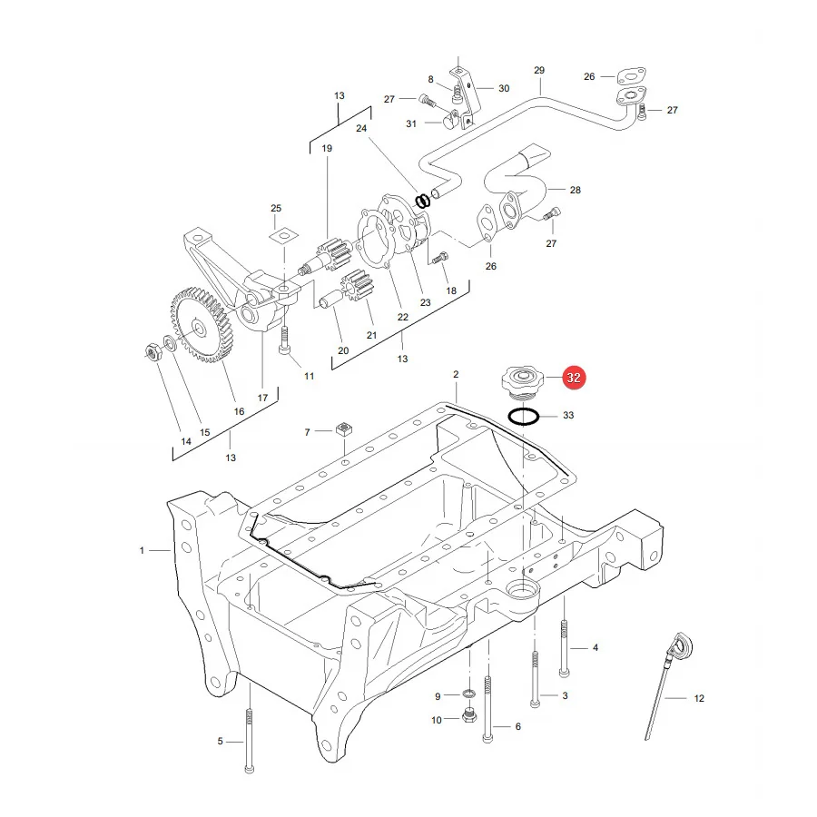 AGCO - V836659968 - Oil Filler Cap Massey Ferguson