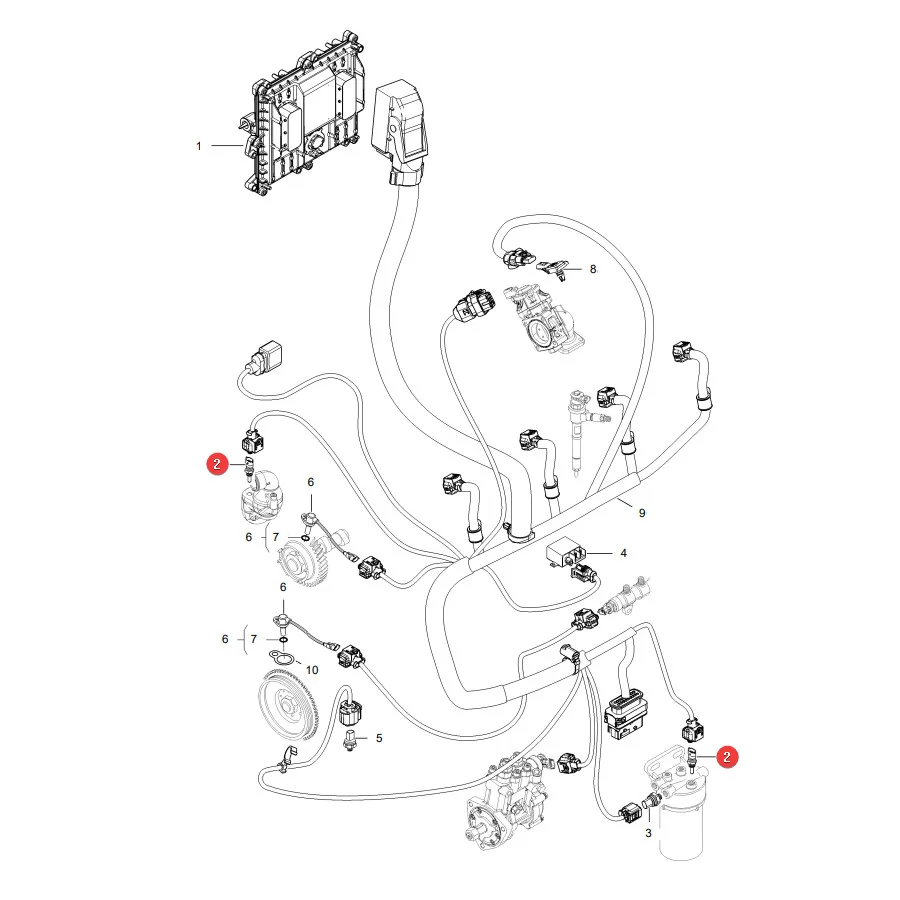 AGCO - V836667732 - Temperature Sensor Massey Ferguson