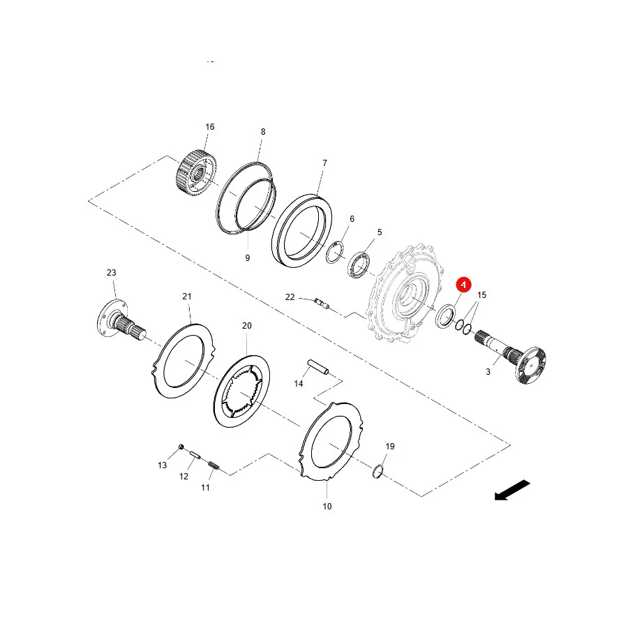 AGCO - V836840883 - Massey Ferguson Shaft Seal