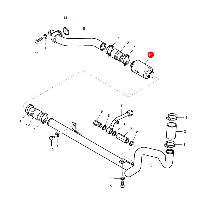 AGCO - VA128283 - Massey Ferguson  Hydraulic Overflow Filter