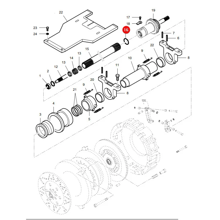 AGCO - VKH4171 - O-Ring Clutch Massey Ferguson