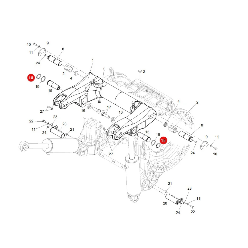 AGCO - X530207872000 - Massey Ferguson Lift O-Ring