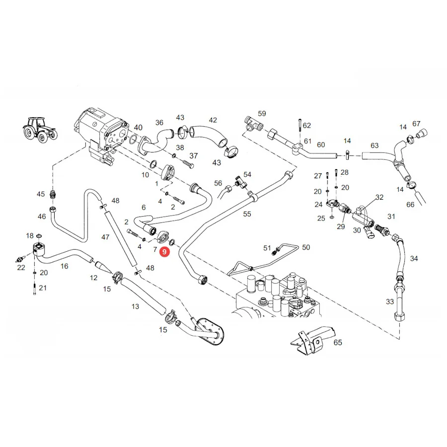 AGCO - X540710400000 - Sealing Washer 32.3 x 2.8 Fendt