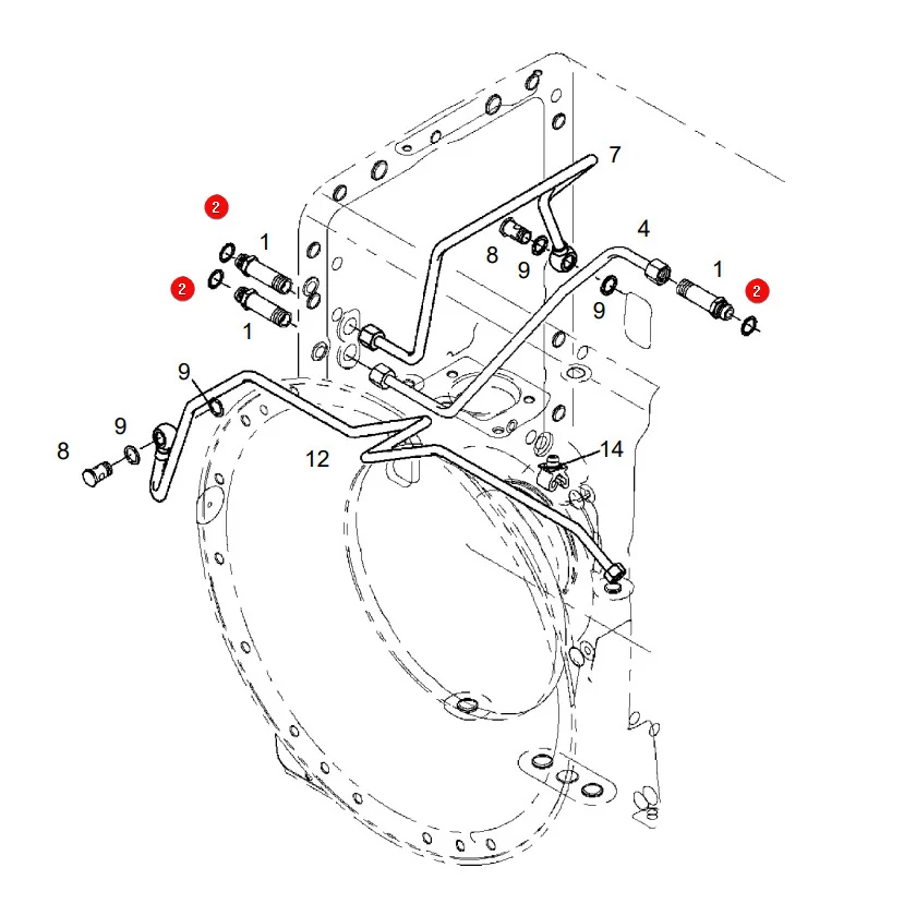AGCO - X548833601000 - O-Ring Massey Ferguson